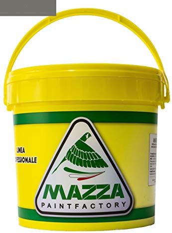 MAZZA Pittura Al Quarzo Per Muri Interni Ed Esterni Lt 5 Ad Alto Potere Coprente Colorificio (Greige3 Mz1107)