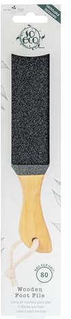 So Eco Wooden Foot File – Ergonomic Wooden Pedicure Tool for Dead Skin & Callus Removal- Achieve Smooth & Soft Feet - Sustainable, Plastic-Free & Reusable