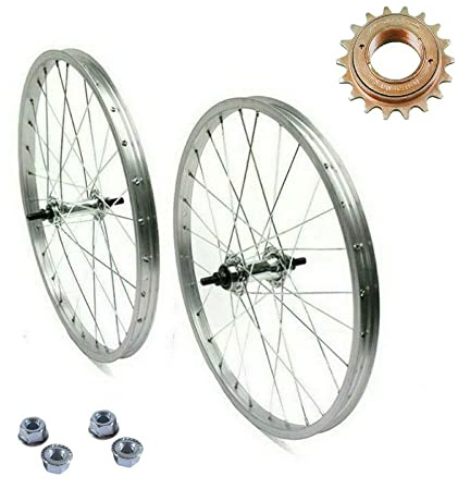 Ruota/Cerchio Anteriore + Posteriore Bici EPOCA GRAZIELLA MTB CITYBIKE 20 x 1.75 + PIGNONE 16 DENTI