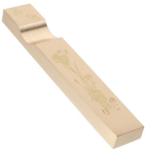 LIFKOME Metall Briefbeschwerer Aus Messing Für Kalligrafie Praktischer Pinselhalter Papiergewicht Für Kalligrafie-übungen Und Malerei Hochwertiges Design Schwer