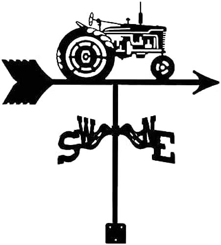 Wetterfahne Für Traktor, Blindenhund Und Ältere Menschen, Wetterfahne Für Den Außenbereich, Dach, Gartenmontage, Hofdekoration, Wetterfahne, Hof, Der Die Windrichtung Anzeigt,Traktor,HaoAMZ