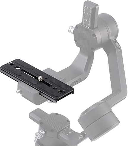 FOTGA Plaque de dégagement rapide pour appareil photo - 115 mm - Pour stabilisateur de cardan DJI Ronin SC - Compatible avec tête de trépied Arca-Swiss - Plaque universelle Quick Release avec