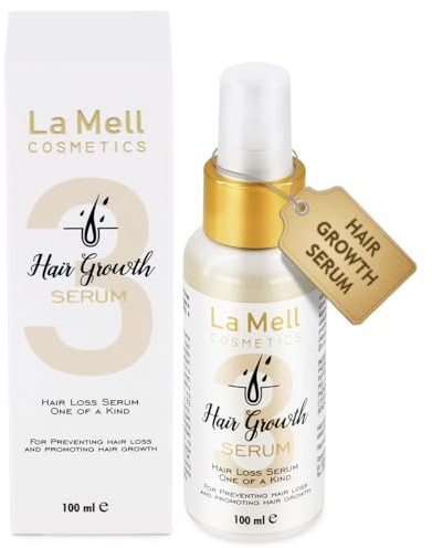 Haarserum gegen Haarausfall Damen Haarwachstum - Serum 100ml mit natürlichen Wirkstoffen, Anti-Verlust Haarpflege Haarwuchsmittel für dichtes Haar Frauen Kopfhaut