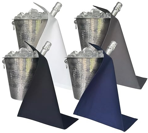 Original BottleCloths, 42 cm, Baumwolle, Ecken-genähter Ring (Farbkombi, 4er-Pack) | Luxuriöser Stoff · Saugfähig · 100 % recycelbar · Maschinenwaschbar · Mangelgeeignet