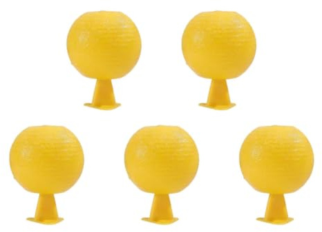 KOBONA Fruchtfliegenfallen, Fliegende Insektenfallen, Ball, multifunktionale Fliegende Insektenfalle, Zitrusform, for Fruchtfliegen-Schwebfliegenmücken