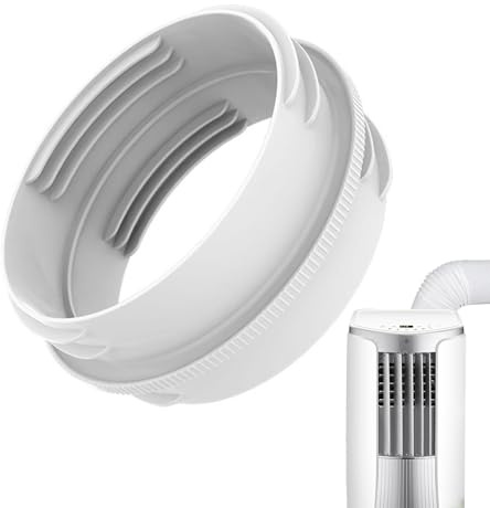 Generisch Klimaanlagen-Abluftschlauch-Adapter, AC-Anschlussadapter, Weiß, ABS, 130 mm Innendurchmesser, 150 mm Außendurchmesser, 10 mm Wandstärke, 1 Stück, Physikalisches Produkt