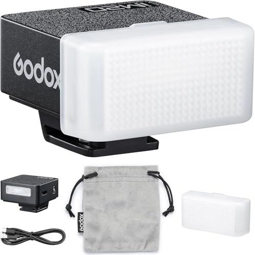 GODOX iM20 Camera Flash Mini Camera Flash, 5 Stages Flash Output, 6000K±200K with Optical Control S1/S2 Godox im20 Mini Flash for Canon Sony Nikon Fuji Olympus (IM20 with diffuser)