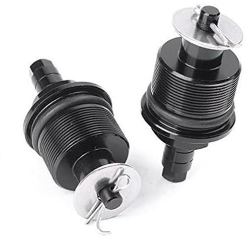 JOVERI 33 mm vordere Gabel-Stoßdämpfer-Einstellschrauben-Kappenabdeckung, schwarz, CNC, for Motorradmodell CBF125 Schützende Vorderradgabelabdeckung