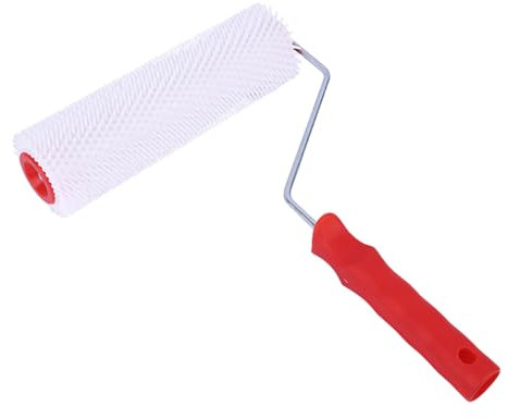 Entlüftungsroller, Stachelwalze Ausgleichsmasse, Entlüftungswalze, 9 Inch Stachelwalze Handstachelwalze, Entlüfterrolle, Nagelwalze zum Entlüften, Stachelroller Kunststoff für Bodenbeschichtung