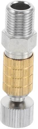 VILLFUL Airbrush Adapter Set Metallischer Schnellverschluss Adapter für Airbrush und Kompressor mit Luftstromregelung Einfache Installation und Langlebige Konstruktion