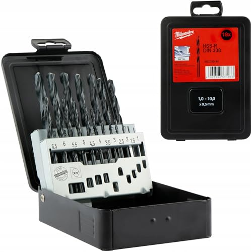 Milwaukee 4932352468 HSS-R Metal – Juego de brocas