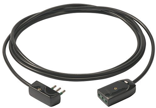 VIMAR 0P32369 Cavo Prolunga, 3G0.75, Spinapiatta, 5 m Nero, 5m