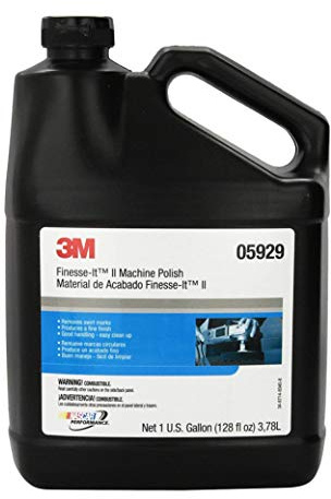3M Finesse-It II Machine Polish, 05929, 1 gal, High Gloss, Smooth Finish for OEM and Aftermarket Automotive Paints