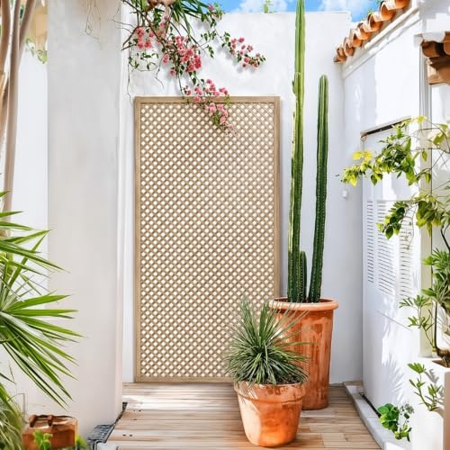 Nortene Celosía Ecológica Lop Marfil Decorativa 1X2 M