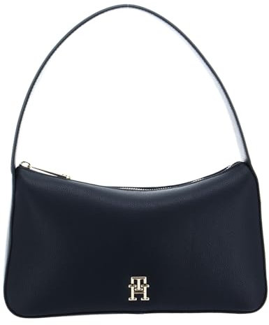 Tommy Hilfiger Damen Umhängetasche TH Casual Shoulder Bag Klein, Blau (Space Blue), Einheitsgröße