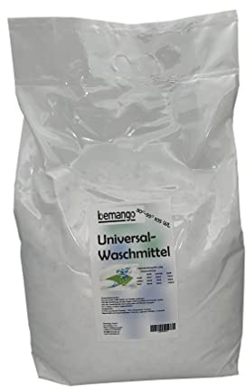 Bemango Colorwaschmittel Pulver, 10 kg, ca. 100 Waschladungen | Phosphatfrei, Frischer Duft, Für alle Waschtemperaturen 20-95 Grad