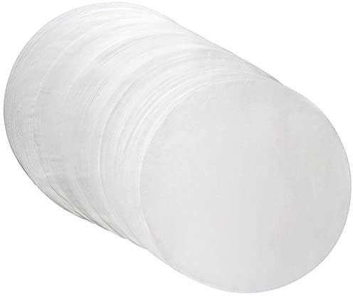 BESTonZON 500 Sheets Non-Stick Baking Mat Silicone Paper Waxed for Baking Parchment Paper Rounds Burger Press