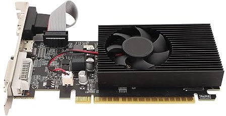 GT 730 Graphics Card 128bit 4GB DDR3 Gaming Graphics Card with Cooling Fans, 16 PCI Express 2.0 DVI, VGA, HDML Plug and Play Computer Graphics Cards