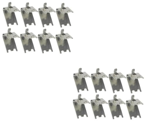 Didiseaon 16pcs Cool Clip Hooks Refrigerator Shelves Storage Shelf Support Clip for Freezer Organizer