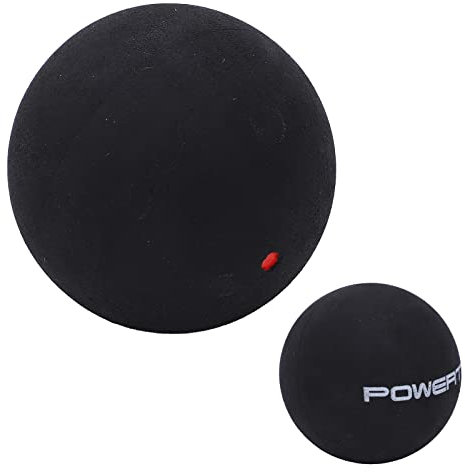 Trainings-Squashball, 37 Mm, Sports One, Gelber Punkt, Gummiball, Hohe Sprungkraft, Leicht, für Wettkampf-Anfängertraining (einzelner roter Punkt)