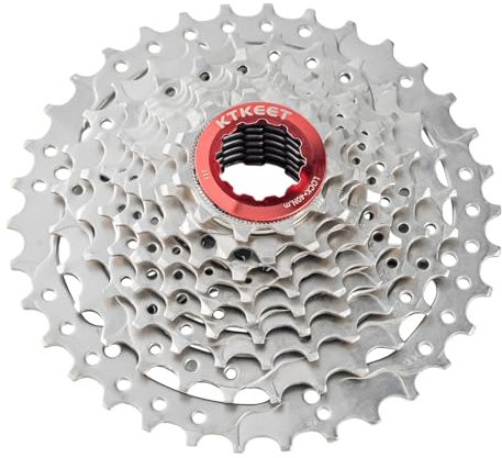 KTKEET 9-Gang-Kassette 11-30T/32T/34T/36T/40T/42T/46T/50T/Mountainbike/Rennrad-Kassette, 9-Gang-Fahrrad-Kassette, kompatibel mit Shimano Ultegra XT Sunrace Sram (11-34T)