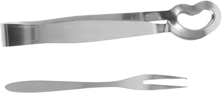 UTHCLO French Baked Snails Fork Escargot Tools Kitchen Escargot Tongs Compact Ergonomic Design