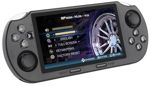 Retro Handheld Game Console 4.5in 854x480, Dual Core 1,2 GHz/2 GB DDR3, 14+ Emulatoren für MD/PCE/NGPC, 3000MAH und 2 Spieler Modus