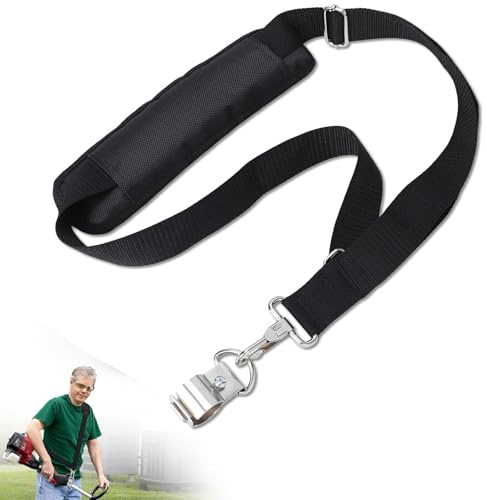 Nylon Schultergurt Tragegurt für Motorsense，Tragegurt Motorsense Freischneider,Kantenschneider, Einstellbarer Tragegurt Kompatibel mit den meisten Rasentrimmer wie Stihl, Einhell, EGO AP1500 56V usw