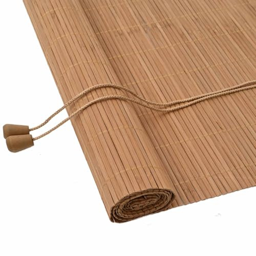 vidaXL Store Enrouleur Marron 90 x 160 cm Bambou, Store Enrouleur rectangulaire Moderne, résistant aux UV, décor Facile à Installer pour fenêtres en Bambou