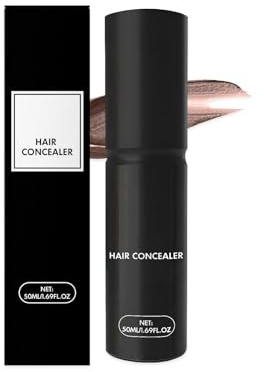 Tiveno Haar-Abdeckcreme, Hair Concealer Men, Voller und Selbstbewussteres Aussehendes Haar, Wasserfest, Langanhaltender Natürliche Ansatz-Creme, Graue Haare Abdecken für Männer (Dunkelbraun)