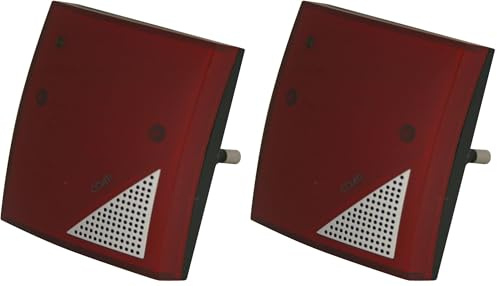COATI REPELE Mosquitos Rojo por ULTRASONIDOS Cobertura 25M² IN127040 COATI (Paquete de 2)