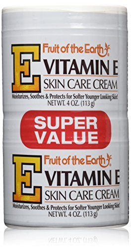 Fruit of the Earth Vitamin-E Cream 4 oz. Jar (Case of 6)