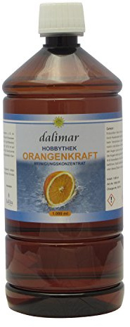 ORANGENKRAFT HT von Dalimar, Allzweckreiniger nach Originalrezeptur der Hobbythek, Orangenreiniger, Kraftreiniger Konzentrat 1,0 Liter PET Flasche