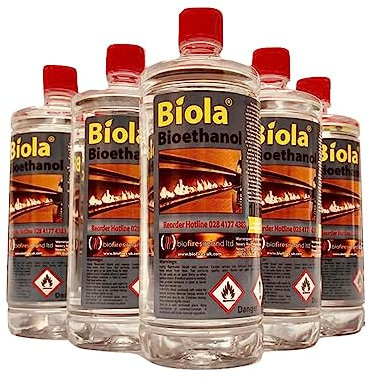 Bioethanol 6 L for use on fires and stoves, top grade bioethanol
