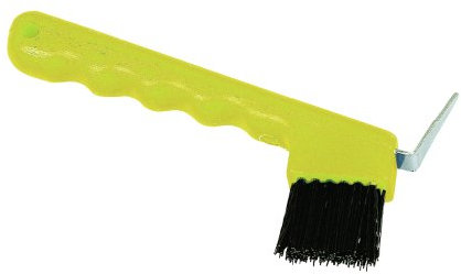 Agritura Hufkratzer mit Bürste (gelb)