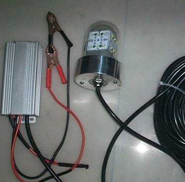 Hanchen Unterwasser-LED-Lampe, grünes LED-Licht, 60 W, 12-24 V