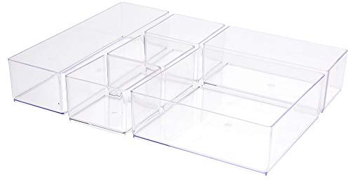 panaroma stores 6 Stück Acryl Schubladen-ordner