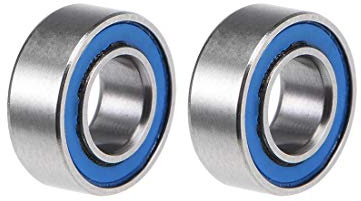 sourcing map 2 Stück Kugellager Rillenkugellager MR84-2RS 4mm Innendurchm 8mm Außendurchm 3mm Bohrung Doppelt Abgedichtet Chromstahl Blau Z2 für Skateboard 3D Drucker Roller Inline Skates