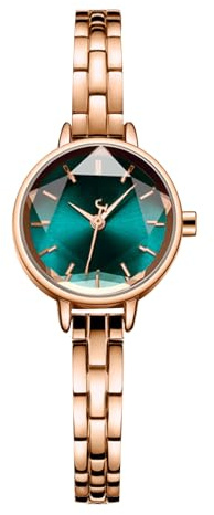RORIOS Damen Uhr Analog Quarz Uhr mit Edelstahlarmband Elegant Damenuhr Wasserdicht Mode Beiläufig Kleid Uhr für Damen Frauen
