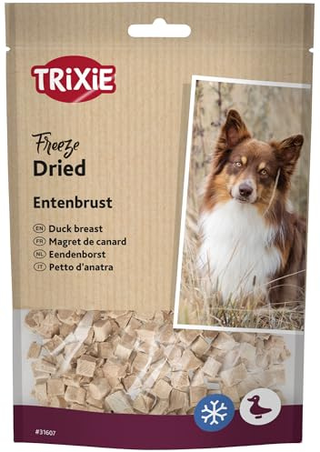 TRIXIE friandises pour Chien Denta Fun Poulet Chewing Ring, 110 g, ø 10 cm – Snack hygiène Dentaire Savoureux à la Viande – idéal pour Nettoyer Les Dents & récompenser
