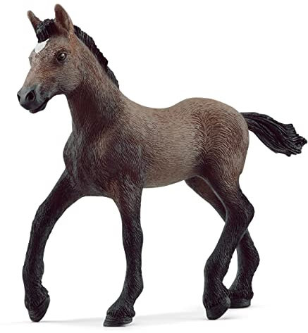 SCHLEICH 13954 Paso Peruano föl hästklubb leksaksfigur för barn i åldrarna 5-12 år, svart