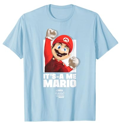The Super Mario Bros. Movie It’s-a Me Mario Portrait T-Shirt