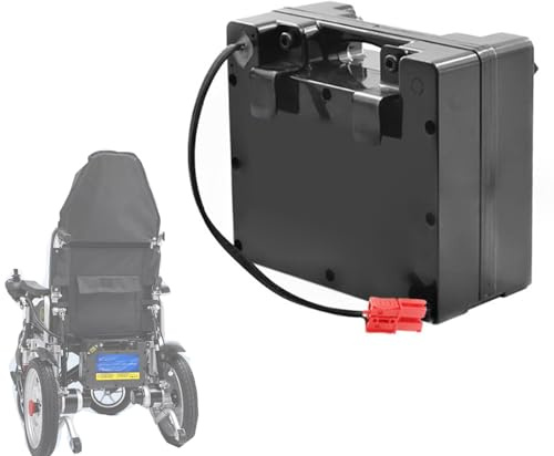 SSCYHT Batería Litio 24V 10Ah 12Ah 15Ah 20Ah 25Ah batería Repuesto para Silla Ruedas eléctrica 24 voltios batería Recargable con Cargador para Kits de Motor de 250W 450W 600W
