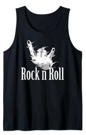 Rock N Roll | Pommesgabel | Mano Cornuta | Rock Hand | Biker Tank Top