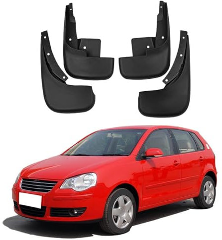 Bqieai 4PCS Auto Vorne Hinten Schmutzfänger, Für Polo 2004-2010 Rad Spritzschutz Kotflügel Staubdicht Schlamm Klappen Car Styling Zubehör
