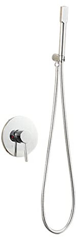 Ducha empotrada para baño, Grifo de Ducha Empotrado para baño Completo, Cabezal de Ducha Oculto de Cobre Completo, galvanizado