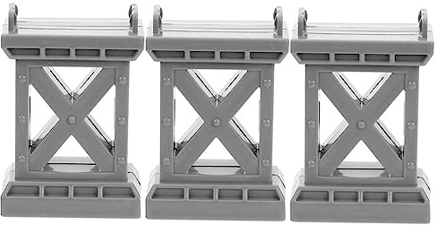 JOINPAYA 3 Stück Brückenpfeiler Modell aus Kunststoff zur Stabilisierung der Eisenbahnstrecke Robustes Selbstgemacht Brückenmodell für Dekoratives Spiel und Modellbau