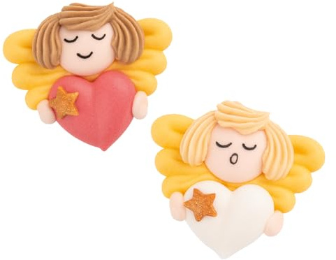 Günthart 72 Zucker- Engel, in verschiedenen Varainten mit weißem oder rotem Herz, 1er Pack (1 x 324 g)