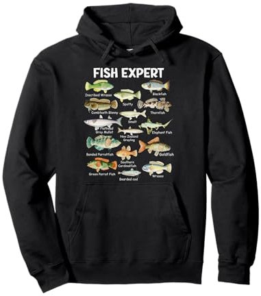 Fish Expert Graphic Herren Kleinkind Jungen Angelbekleidung Kinder Pullover Hoodie
