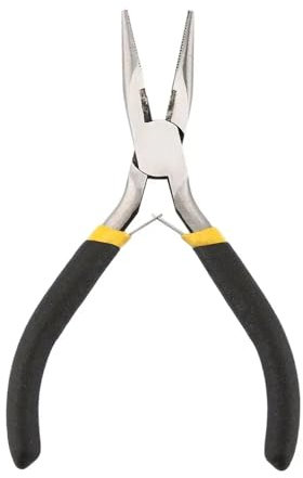 GUYTRM 1 alicate de forja de acero al carbono portátil, duradero y ligero, herramientas manuales de punta redonda y plana. lingli